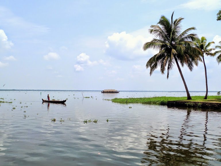 A Backwater scene from Kumarakom.